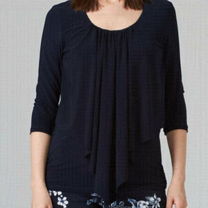 NWT - Joseph Ribkoff - 3/4 sleeve Length Shirt - Size 8